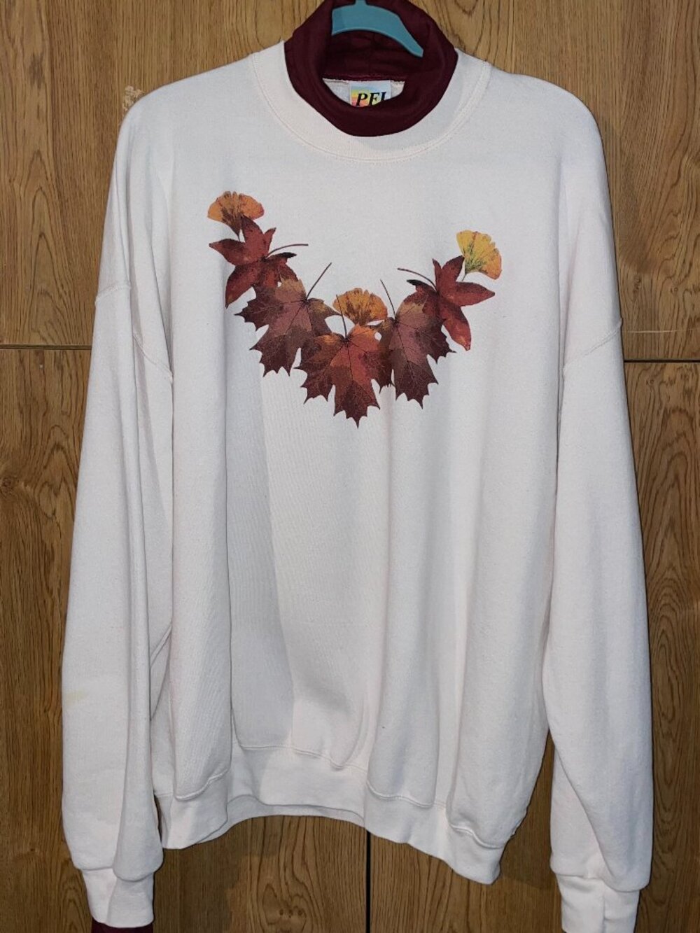 Vintage Fall Leaves Crewneck